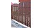 Штакетник П-образный В 0,45 PE RAL 3003 рубиново-красный