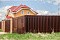 Штакетник Прямоугольный фигурный 0,5 Quarzit lite RAL 8017 шоколад