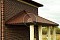 Металлочерепица "Камея" ("Kamea") v01 0,5 Satin RAL 8017 шоколад