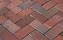Тротуарная клинкерная брусчатка Penter Rotblaubunt без фаски, 240*118*71 мм