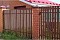 Штакетник П-образный А 0,5 GreenCoat Pural RR 23 темно-серый (RAL 7024 мокрый асфальт)