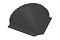 Заглушка конусная GreenCoat Pural Matt RR2Н3 (RAL 7016 антрацитово-серый)