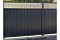 Ворота откатные Эстет Плюс 2,0х4,5 RAL 8017/1014