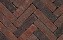 Клинкерная тротуарная брусчатка Penter Megaton mix tumbled, 200*50*65 мм