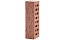 Кирпич клинкерный ЛСР Эдинбург темно-красный береста 250*85*65 мм
