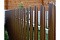 Штакетник Круглый фигурный 0,45 PE-Double RAL 3005 красное вино (1,8м)