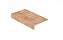 Клинкерная ступень прямоугольная Stroeher Keraplatte Roccia 835 sandos 294x175х52x10 мм