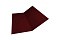 Планка ендовы нижней 300х300 0,4 PE с пленкой RAL 3005 красное вино