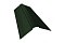Планка конька фигурного 150x150 0,5 GreenCoat Pural Matt RR 11 темно-зеленый (RAL 6020 хромовая зелень)